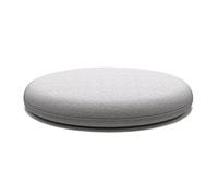 Cojines Redondos de 40 cm para Mesa, Almohadillas de Asiento de algodón Suave Tejido, Fundas Resistentes de Color Gris Claro, no se decoloran, Ideales para sillas de Cocina y Comedor, Acceso