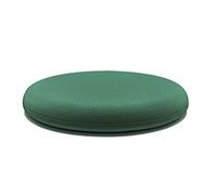 Cojines Redondos de Mesa Verde Oscuro de 45 cm | Cojines de Asiento de algodón Tejido | Resistentes a la decoloración para Comedor y decoración del hogar | Cojines cómodos y Elegantes