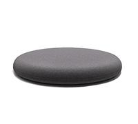 Cojines Redondos Elegantes de 35 cm para Mesa - Cómodas Fundas de Asiento de Punto de algodón, Color Antracita Que no se decolora Cocina, la decoración del Comedor y fies
