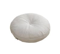 Cojines redondos gruesos de 50 x 50 cm, cojines de asiento de lino suave y transpirable para uso en interiores y exteriores, ideal para comedor, jardín, camping, sofá y rincón de lectura