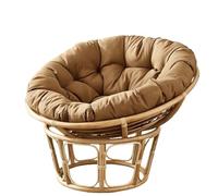 Cojines redondos gruesos impermeables para sillas de huevo, almohadillas de asiento suaves para patio, jardín, balcón, piel de ratán y accesorios cómodos