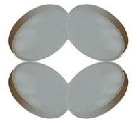 Cojines redondos impermeables para sillas de bistró, cómodas almohadillas de asiento para exteriores para jardín y patio, par ideal para muebles de bistró y restaurantes