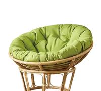 Cojines redondos impermeables para sillas de huevo al aire libre, almohadillas gruesas para asiento de patio, sillas de mimbre, balcón y piel de jardín, ideal para mesa y silla