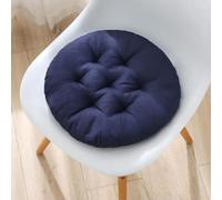 Cojines redondos para silla, 50 x 50 cm, hechos de pana, para dormitorios, suelos, asientos, uso interior y exterior, comedor, dormitorio, sofá, esquinas de lectura, jardines