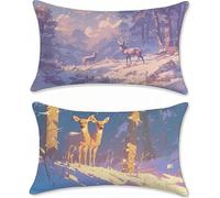 Cojines Sofa 60x90 Juego de 2 Lino Fundas Cojines Fantástico Cojin Infantil Animal Funda Almohada, Rectangular Cojin Sofa Pillow Case Exterior Impermeable, para Sofá Salon Dormitorio z-632