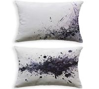 Cojines Sofa Abstracto Funda Cojin 60x90cm Juego de 2 Terciopelo Fundas Cojines Blanco,2026 Nuevo Rectángulo con Cremallera Invisible Funda Almohada para Hogar Decoracion Dormitorio Oficina O-127P