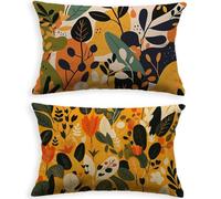 Cojines Sofa Color Naranja Funda Cojin 60x90cm Juego de 2 Terciopelo Fundas Cojines Planta,2026 Nuevo Rectángulo con Cremallera Invisible Funda Almohada para Hogar Decoracion Sofá Dormitorio O-339B