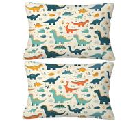 Cojines Sofa Dinosaurio Fundas Almohadas 60x80 Pack 2 Funda Almohada Lindo, 2026 Nuevo Terciopelo Cojines Sofá Rectangular Fundas de Cojín, Spring Decor del Hogar Sala de Estar Dormitorio O-465Y