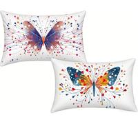 Cojines Sofa - Funda Cojin 40x80 - abstracto - Funda de Almohada 40x80 Juego de 2 - Terciopelo Fundas de Cojines - Fundas Cojin Rectangular - Confortable y Transpirable - Hipoalergénica - animal m-112