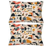 Cojines Sofa Geometría Fundas Almohadas 60x80 pack 2 Funda Almohada Simple, 2026 Nuevo Terciopelo Cojines Sofá Rectangular Fundas de Cojín, Winter/Spring Decor del Hogar Sala de Estar Dormitorio O-29Y