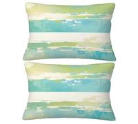 Cojines Sofa Turquesa Fundas Almohadas 60x80 pack 2 Funda Almohada Simple, 2026 Nuevo Terciopelo Cojines Sofá Rectangular Fundas de Cojín, Winter/Spring Decor del Hogar Sala de Estar Dormitorio O-111Y