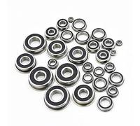 Cojinete bolas empuje 10 rodamientos sellados con brida F623, F695, F608, F6900, MF105, MF63, F6800, F6700, rodamiento de bolas 2RS