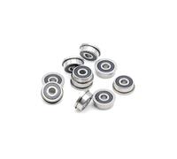 Cojinete bolas empuje Rodamiento F623 RS 3x10x4 mm ABEC-7 10 piezas con brida Rodamientos de bolas F623-RS impresión F623RS