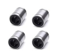 Cojinete bolas empuje Rodamiento lineal de bolas 8 mm largo, piezas CNC para impresora, LM6UU, LM8UU, LM10UU, LM12UU, LM3UU, LM4UU, LM16UU, 4/10
