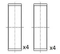 Cojinete de biela BB2067-025 FAI AutoParts para NISSAN RENAULT OPEL