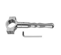 Cojinete de caballete extensor antideslizante de aleación de aluminio | Alargador de pie para aparcamiento de motocicleta para hombres, mujeres, motociclistas, conducción, viajes por carretera