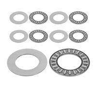 Cojinete de Empuje Axial de Rodillo de Agujas Plano con Arandela | Diseño Plano Axial para Estabilidad Unidireccional, Uso en Husillos de Máquinas, Perfil Delgado y Superficie Endurecida