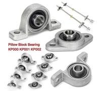 Cojinete de empuje de bloque de almohada duradero de 8-30 mm, montado en aleación de zinc, carcasa autoalineable