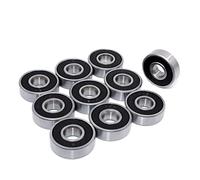 Cojinete de extremo de varilla esférico 1 pieza 608 6200 6201 6202 6203 6204 6205 6206 6207 6208 RS Rodamientos de bolas en miniatura pequeños con doble blindaje(6204-RS 20X47X14mm)