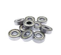 Cojinete de extremo de varilla esférico 10 Uds 608ZZ 8 * 22 * 7mm rodamiento de acero en miniatura con doble blindaje