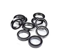 Cojinete de extremo de varilla esférico 10 Uds 6805RS 25 * 37 * 7mm piezas de equipo mecánico de alta velocidad selladas con caucho de acero cromado