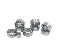 Cojinete de extremo de varilla esférico 10 Uds MR52ZZ 2x5x2,5mm ABEC-5 rodamientos de baja velocidad