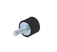 Cojinete de goma amortiguador, 4 rodamientos de goma M8 M6, bobinas silenciosas antivibración, para amortiguadores de goma M5, rodamientos de goma, M8, espaciadores de goma, M6, bloque silencioso, M6