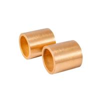 Cojinete de manguito 2/5/10 Uds diámetro interior 8mm buje de latón polvo metalurgia rodamiento de aceite cobre guía resistente al desgaste(8x16x20 2pcs)