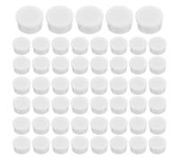 Cojinete de Molino de Viento de Bricolaje 100 Pcs Plástico Hierro | Base Giratoria para Manualidades, Acabado Blanco, Piezas Compactas para Anillos y Adornos de Arcilla