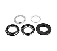 Cojinete Dirección Bicicleta, Ligero y Resistente Aluminio 44mm Rodamiento Dirección para Horquilla 28.6mm, Componente Ciclismo Montaña Gravel Ruta BMX for Ciclistas Profesionales y Aficionados