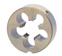 Cojinete redondo HSS DIN EN 22568, rectificado, rosca izquierda, adecuado para aplicaciones de precisión y montaje en maquinaria.