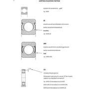Rodamiento del cubo de la rueda 6307-2RS-C3 /SKF/ SKF