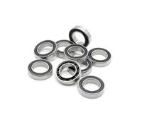 Cojinetes, 2 uds 18307 rodamiento cerámico híbrido 18x30x7mm ABEC-7 soportes inferiores de bicicleta y repuestos 18307RS Si3N4 rodamientos bolas 18307-2RS Lucky,Alta capacidad de carga