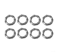 Cojinetes de bicicleta de repuesto de 8 piezas para conjuntos de pedalier y horquilla (NO7)