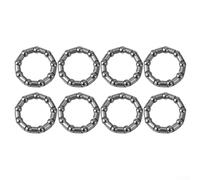 Cojinetes de bicicleta de repuesto de 8 piezas para conjuntos de pedalier y horquilla (NO8)