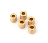 Cojinetes de manguito, 10 piezas, cojinetes porosos, metalurgia de polvos, aceite, bronce, casquillo guía, diámetro interior de 5 mm, base de cobre de precisión(5X8X10)