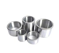 cojinetes lisos, ID 50/54/55/56/57,5/58mm cojinete de acero buje redondo hueco eje manga resistente al desgaste guía espaciador OD 54,8-77,2 longitud 8-150mm(55x65x90mm)