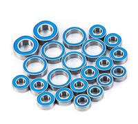 Cojinetes Maquetas RC para Axial para SCX10 1/10 22 Piezas Kit De Cojinetes Sellados De Eje para Cubo De Rueda De Metal RC Crawler Car Truck Model Upgrade Parts Accesorios