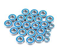 Cojinetes Maquetas RC para Tamiya Clodbuster 1/10 24 Piezas Kit De Cojinetes Sellados para Cubo Rueda RC Accesorios para Modelos Camiones Y Automóviles Piezas Actualización Piezas Repuesto
