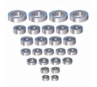 Cojinetes Maquetas Rc Para Tamiya XV-01 1/10 Kit 26 Rodamientos Bolas Sellados Con Goma Piezas Mejora Accesorios Coches RC Reparación Reemplazo Montaje Modelos