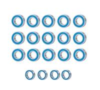 Cojinetes RC Para Traxxas Para Slash Para Stampede Para Rustler Para Bandit 2WD 1/10 19 Piezas Kit Completo De Rodamientos Para Coche RC Accesorios De Mejora De Piezas