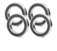 Cojinetes, Rodamiento de bolas MR2437-2RS 24 * 37 7 mm 4 piezas Sello polvo prensa directa acero cromado 27377 LLB Rodamientos manivela for soporte inferior BB90