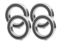 Cojinetes, Rodamiento de bolas MR2437-2RS 24 * 37 7 mm 4 piezas Sello prensa directa acero cromado 27377 LLB Rodamientos manivela for soporte inferior BB90