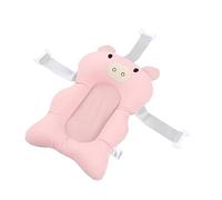 Cojn de Apoyo para Bao de beb, Almohadilla de Bao Flotante para beb, Algodn Antideslizante para Ducha de Recin Nacido (PINK
