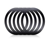 COJOC 5 piezas para anillo Magsafe, adaptador magnético universal compatible con accesorios de carga inalámbrica para iPhone 13/12 Mini Pro Max, para Galaxy S22/S21 Ultra y funda de teléfono, negro