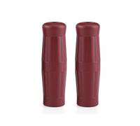 Coke Bottle Design Motorcycle Grips, Universal Fitment for A Classic Look And Enhanced Control On Your Ride