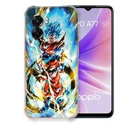 Cokitec Carcasa para OPPO A77 5G Manga Dragon Ball Sangoku Blanco
