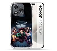 Cokitec - Carcasa Reforzada para Honor 400 Lite 5G, Manga Demon Slayer, Color Negro