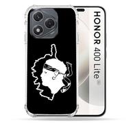 Cokitec Carcasa Reforzada para Honor 400 Lite 5G Viaje Córcega, Color Negro