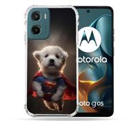 Cokitec Carcasa Reforzada para Motorola G05/E15 Animal Super Perro